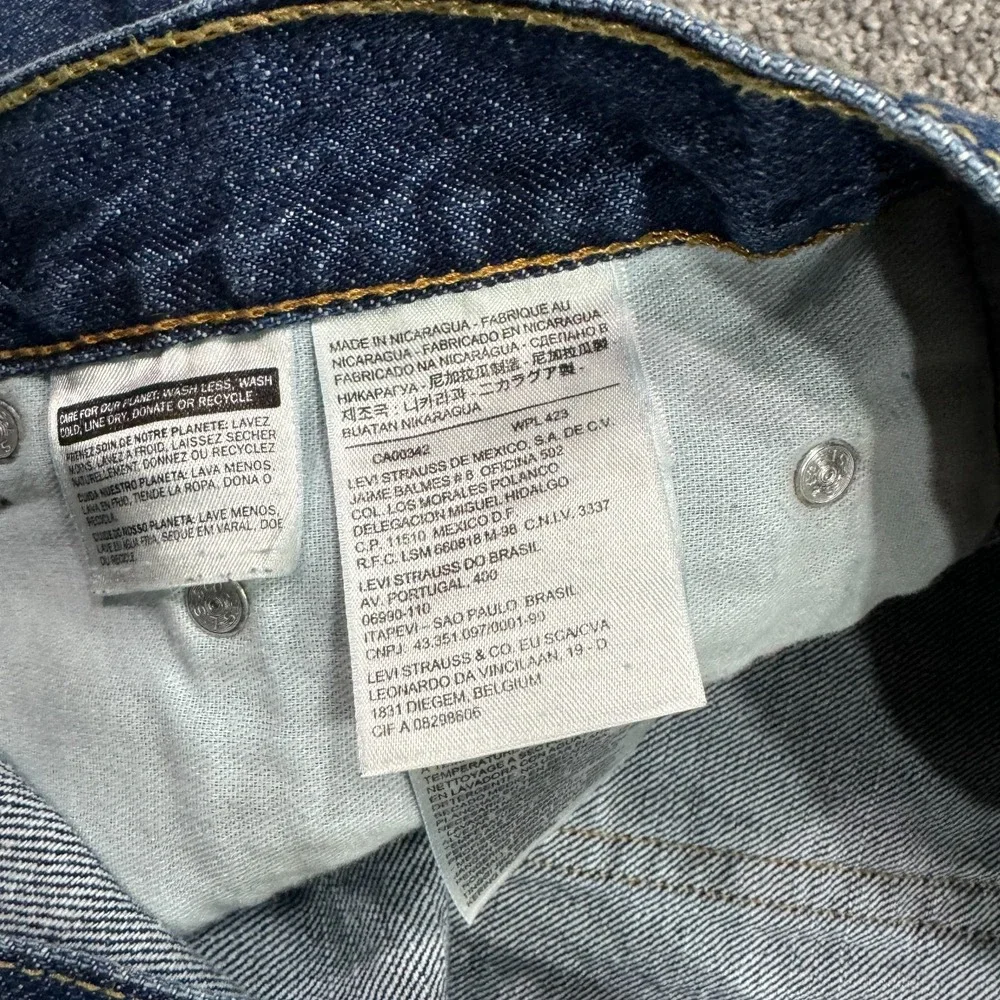 Levi's Dark Blue Denim Jean Shorts